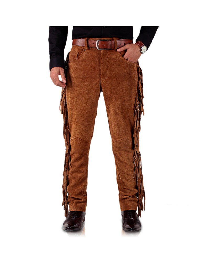 Laverapelle Men’s Cowboy Fringe Leather Pants - 2504005 Laverapelle Men’s Cowboy Fringe Leather Pants - 2504005