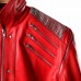 Laverapelle MJ "Beat It" Style Red Leather Jacket - Retro 80s Costume for Men | Cosplay Musical Icon Outfit Laverapelle MJ "Beat It" Style Red Leather Jacket - Retro 80s Costume for Men | Cosplay Musical Icon Outfit
