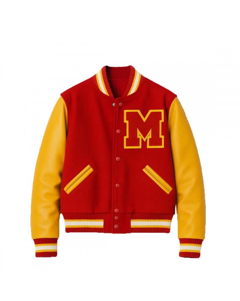 Michael Jackson Letterman Thriller Varsity Jacket | King of Pop Tribute Retro Pop Icon