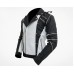 Michael Jackson Pepsi Punk Rock Style Black and White Leather Biker Jacket