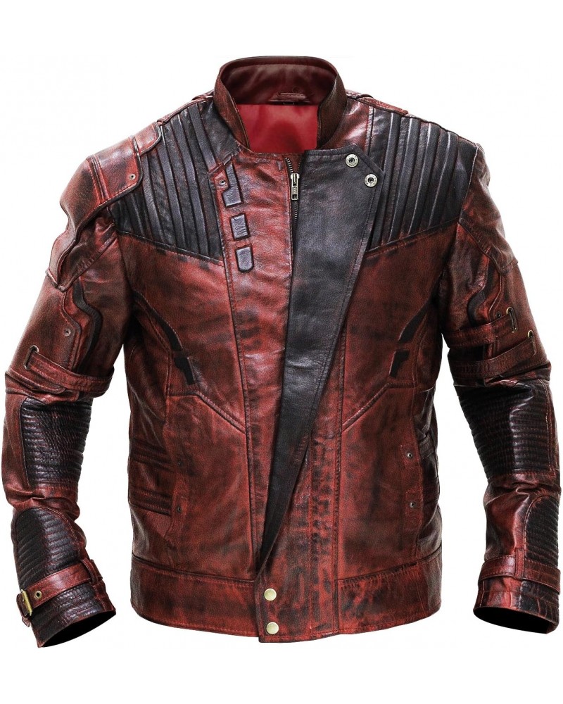 Laverapelle Men's Chris Pratt Guardians of the Galaxy Star lord Leather Jacket