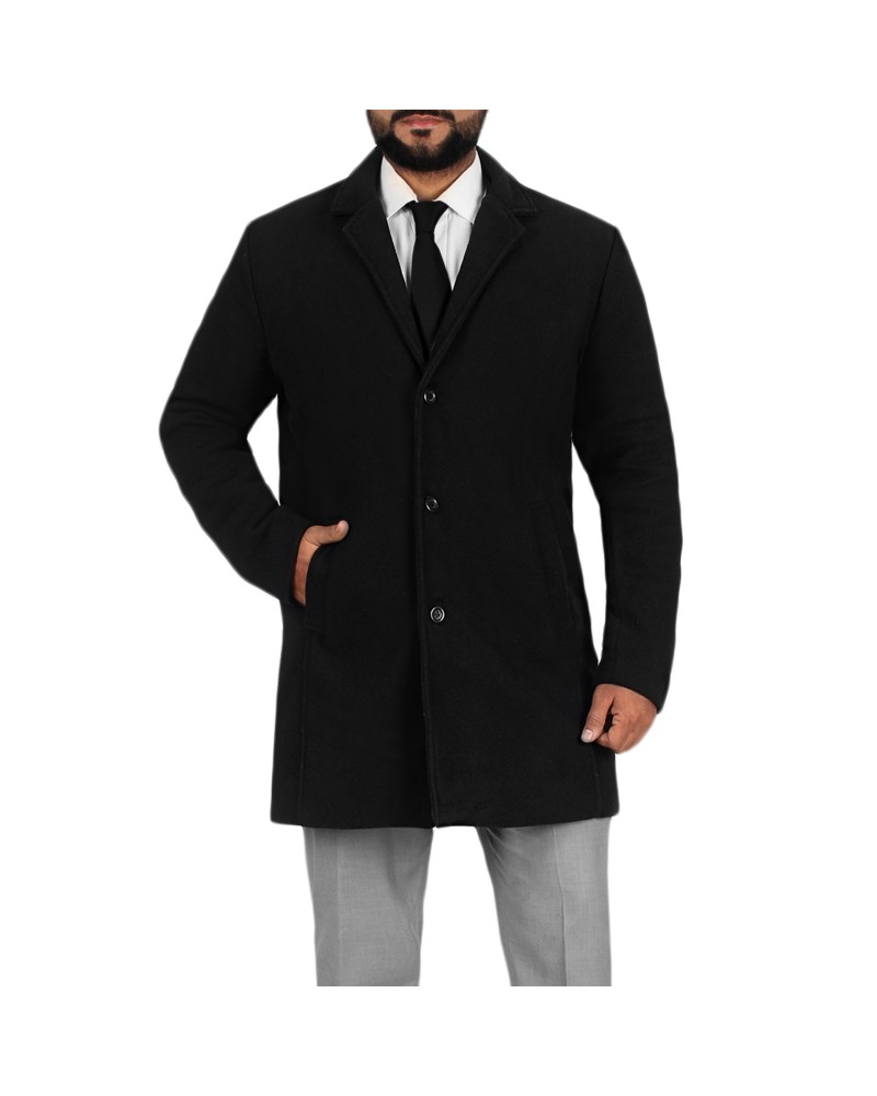 Laverapelle Men’s Merino Wool Melton Over Coat - 2602002 Laverapelle Men’s Merino Wool Melton Over Coat - 2602002