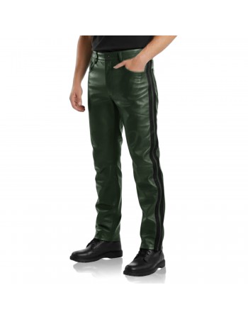 Laverapelle Dual-striped Leather pants Laverapelle Dual-striped Leather pants