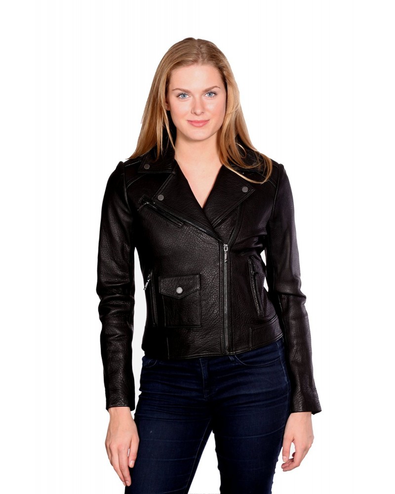 Laverapelle Women's Genuine Cowhide Leather Jacket (Double Rider Jacket) - 1521729 Laverapelle Women's Genuine Cowhide Leather Jacket (Double Rider Jacket) - 1521729