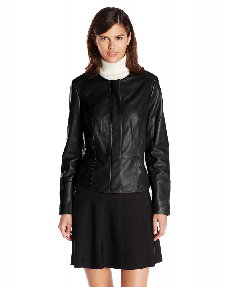 Laverapelle Women's Genuine Lambskin Leather Jacket (Fencing Jacket) - 1521720