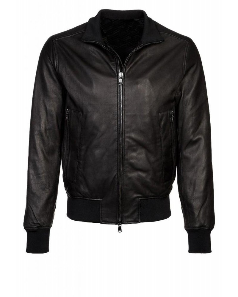 Laverapelle Men's Genuine Cowhide Leather Jacket (Bomber Jacket) - 1501088 Laverapelle Men's Genuine Cowhide Leather Jacket (Bomber Jacket) - 1501088