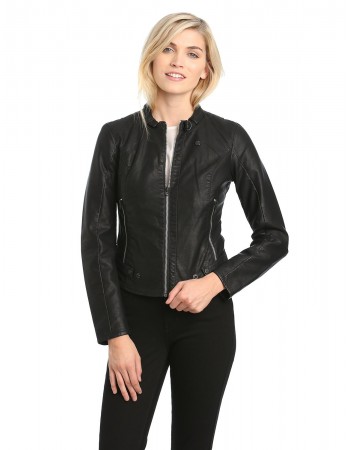 Laverapelle Women's Genuine Lambskin Leather Jacket (Fencing Jacket) - 1521747 Laverapelle Women's Genuine Lambskin Leather Jacket (Fencing Jacket) - 1521747