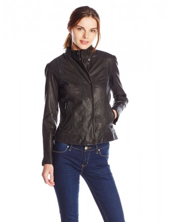 Laverapelle Women's Genuine Lambskin Leather Jacket (Fencing Jacket) - 1521690 Laverapelle Women's Genuine Lambskin Leather Jacket (Fencing Jacket) - 1521690