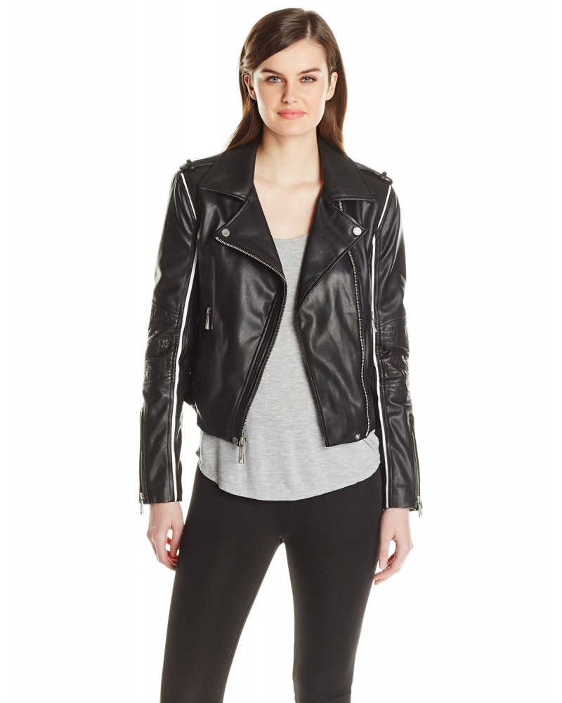 Laverapelle Women's Genuine Lambskin Leather Jacket (Double Rider Jacket) - 1521712 Laverapelle Women's Genuine Lambskin Leather Jacket (Double Rider Jacket) - 1521712