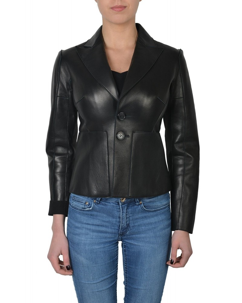 Laverapelle Women's Genuine Lambskin Leather Jacket (Blazer Jacket) - 1521746 Laverapelle Women's Genuine Lambskin Leather Jacket (Blazer Jacket) - 1521746