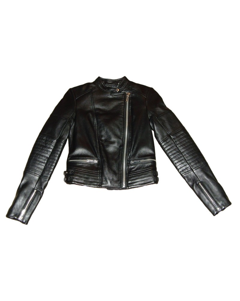 Laverapelle Women's Genuine Lambskin Leather Jacket (Fencing Jacket) - 1521722 Laverapelle Women's Genuine Lambskin Leather Jacket (Fencing Jacket) - 1521722