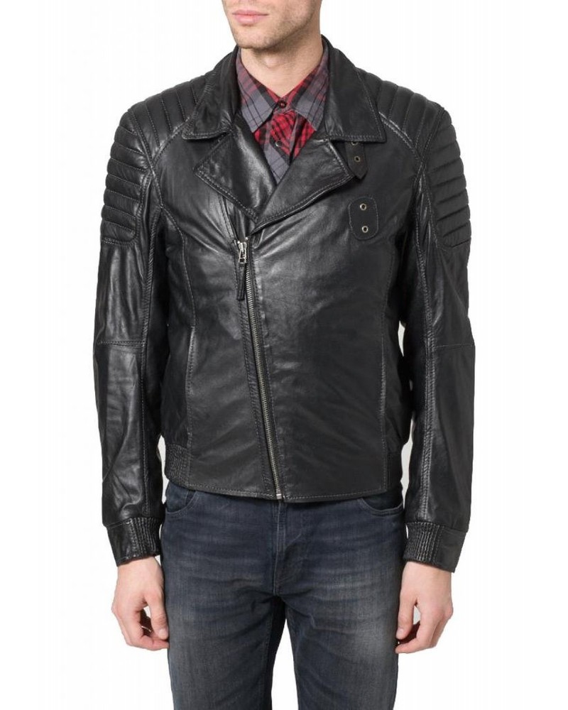 Laverapelle Men's Genuine Lambskin Leather Jacket (Double Rider Jacket) - 1501380 Laverapelle Men's Genuine Lambskin Leather Jacket (Double Rider Jacket) - 1501380