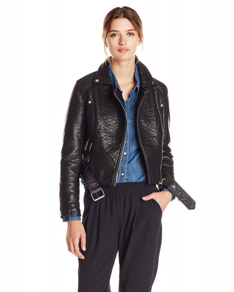 Laverapelle Women's Genuine Cowhide Leather Jacket (Double Rider Jacket) - 1521700 Laverapelle Women's Genuine Cowhide Leather Jacket (Double Rider Jacket) - 1521700