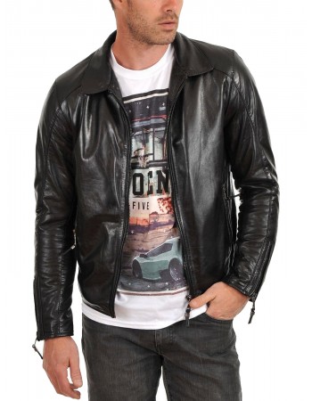 Laverapelle Men's Genuine Lambskin Leather Jacket (Aviator Jacket) - 1501519 Laverapelle Men's Genuine Lambskin Leather Jacket (Aviator Jacket) - 1501519
