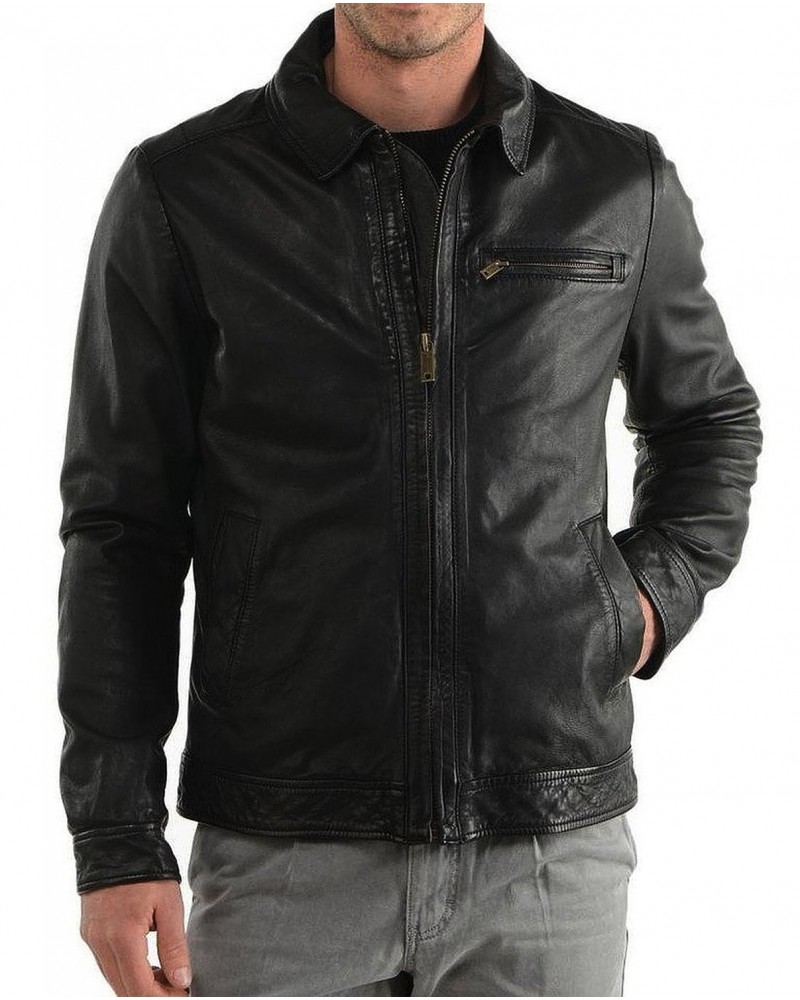 Laverapelle Men's Genuine Lambskin Leather Jacket (Aviator Jacket) - 1501399 Laverapelle Men's Genuine Lambskin Leather Jacket (Aviator Jacket) - 1501399
