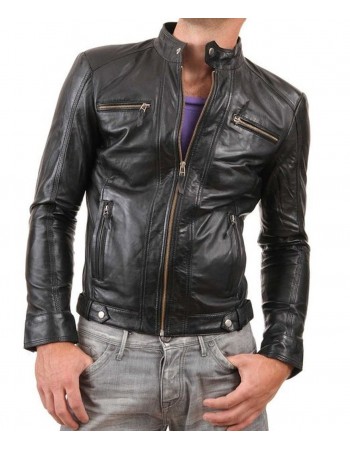 Laverapelle Men's Genuine Lambskin Leather Jacket (Racer Jacket) - 1501275 Laverapelle Men's Genuine Lambskin Leather Jacket (Racer Jacket) - 1501275