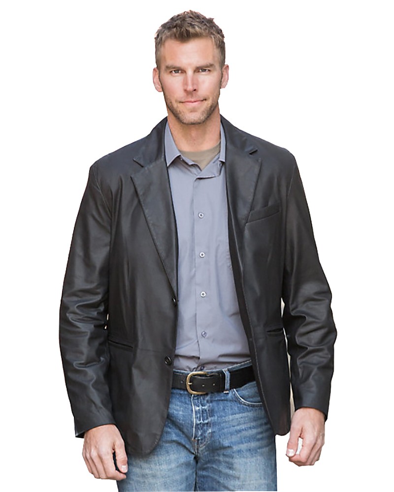 Laverapelle Men's Genuine Lambskin Leather Jacket (Officer Jacket) - 1501642